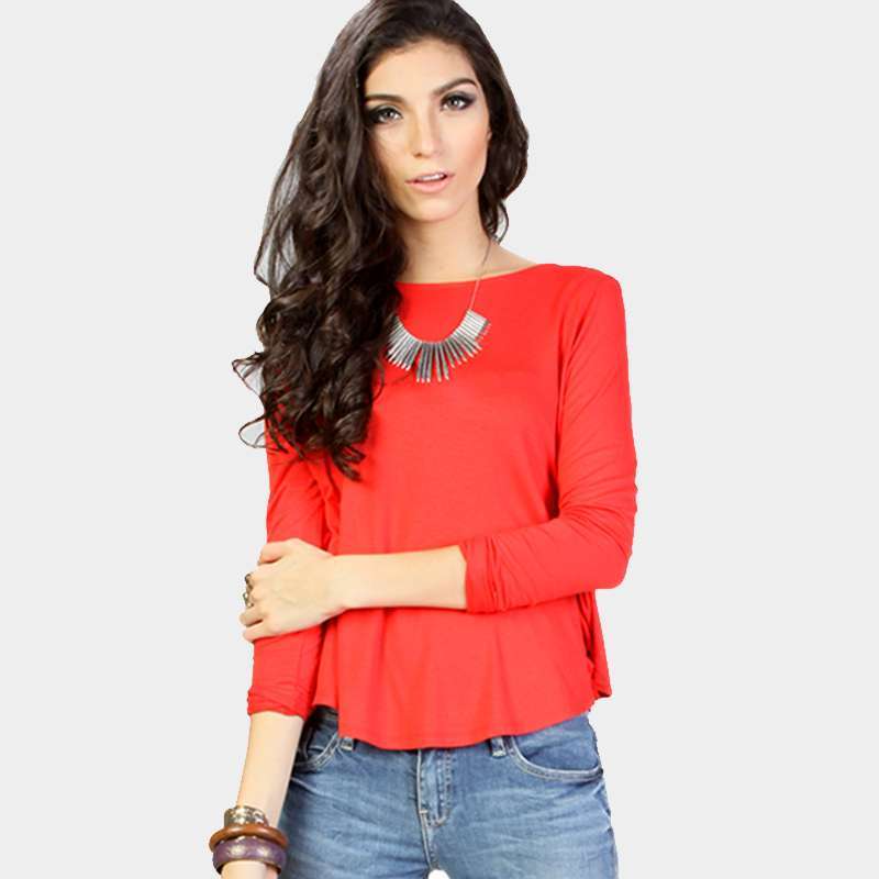 Twist Red Blouse 14245L6RD - Logo Jeans 