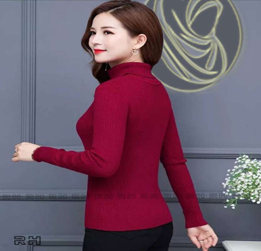 Sweater rajut 2025 turtleneck