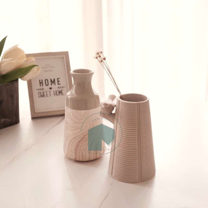 Jual Vase Pot Vas Bunga Keramik Dekorasi Meja Rumah Kantor Hiasan Shabby Hampers Pernikahan Terbaru November 2021 harga murah - kualitas terjamin | Blibli