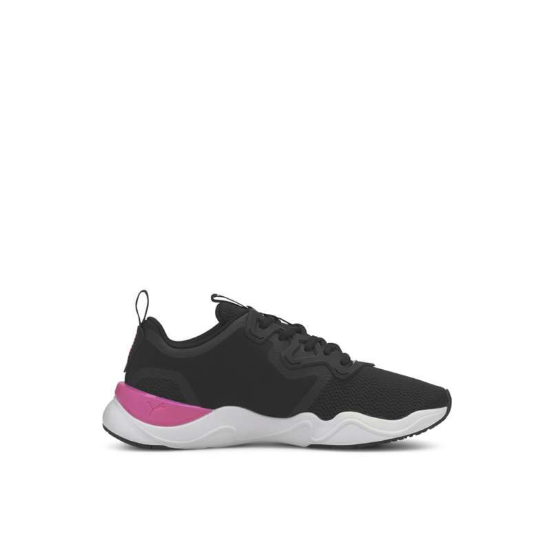 puma black training shoes