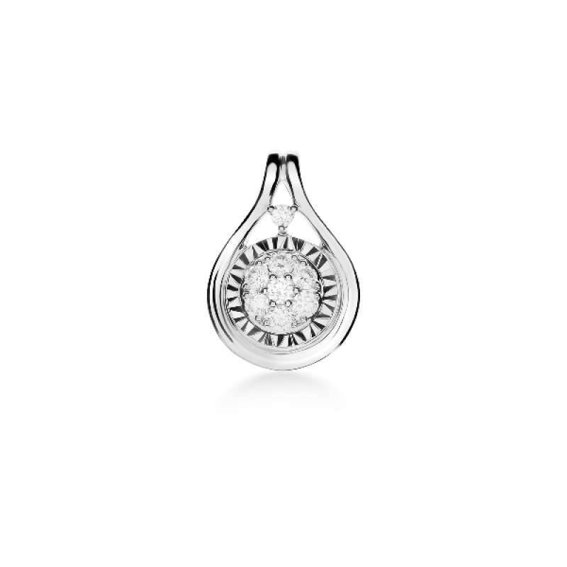 Pendant- liontin berlian F VVS (Aline 