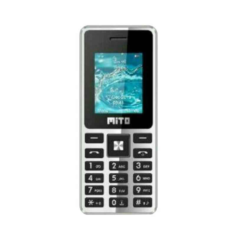Mito 121 Candybar Handphone - Black [Dual SIM]