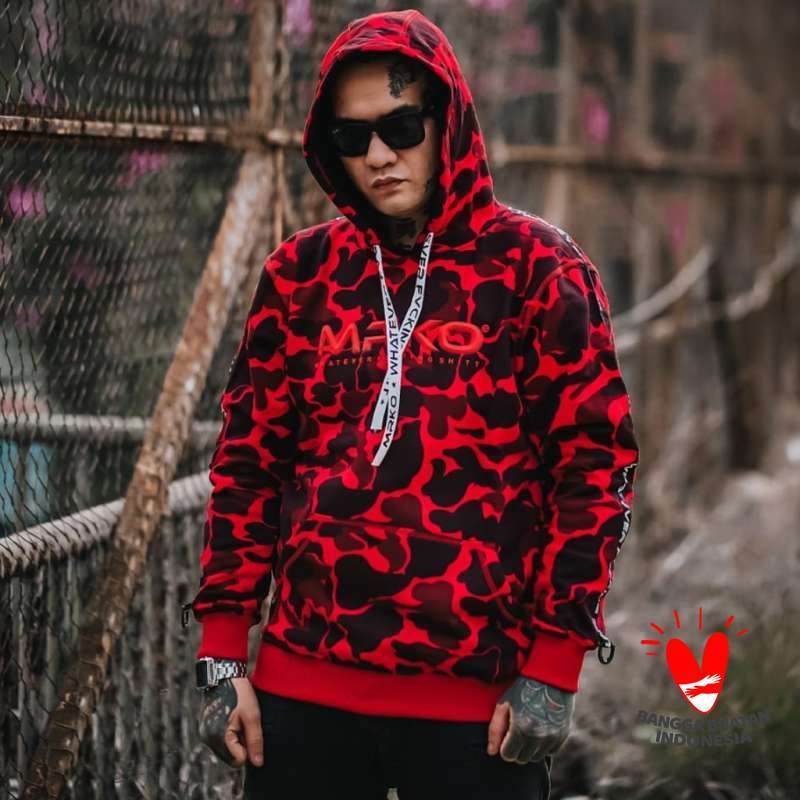 Promo Sweater Hoodie Premium Distro Red 