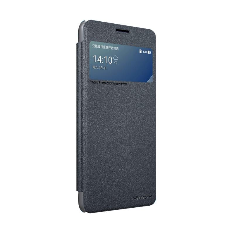 Jual Nillkin Sparkle Leather Flip Cover Casing For Asus Zenfone 4 Max Pro Zc554kl Black Online Agustus 2020 Blibli Com