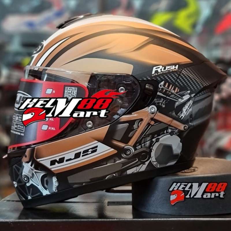 Jual NJS ZX-1 RUSH Helm Fullface Helm 