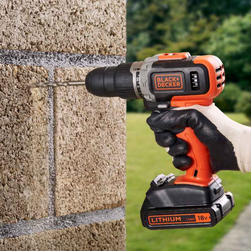 Black Decker BCD003C1-B1 Hammer Drill [18V]