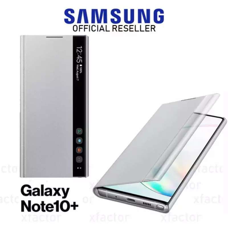 Samsung Note 10 Flip Cover Galaxy Note10+ S-View Flip Cover, Blue