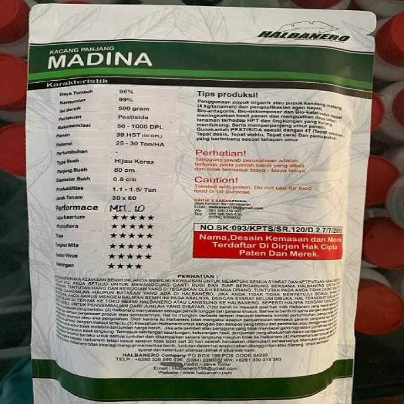 Jual Kacang panjang Anti Virus MADINA dr HALBANERO 500 gram ...