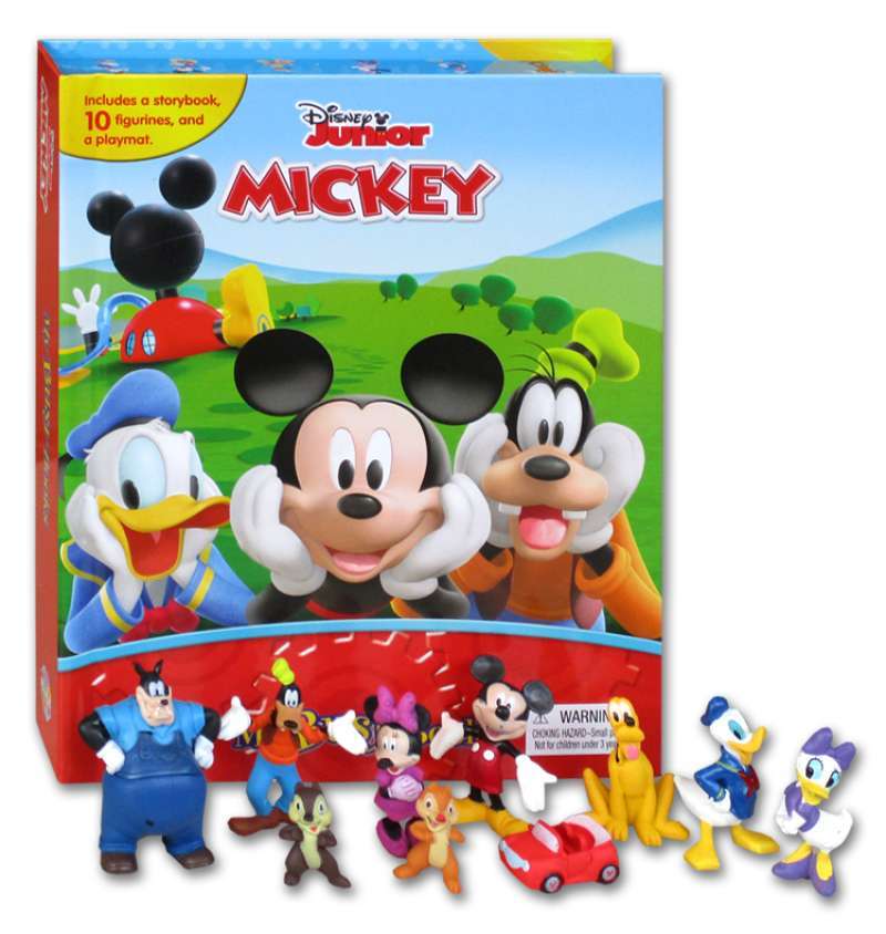 Mickey Mouse Clubhouse My Busy Books, Mickey Mouse Figurines – Phidal