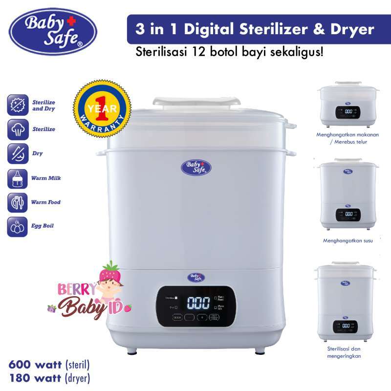 Baby safe sterilizer watt 2025