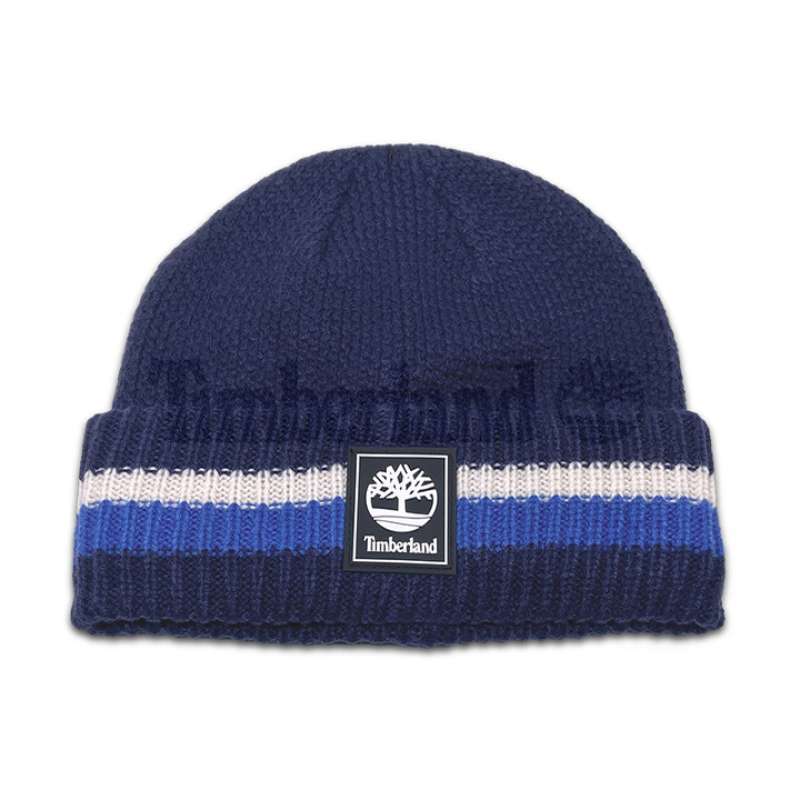 Promo Timberland Men Yc Beanie Blue 