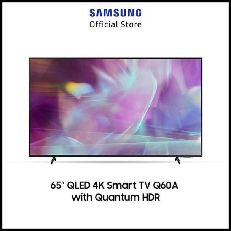 Jual Garansi Resmi Samsung 65q60a Qled Uhd 4k Smart Tv 65 Inch Qa65q60aakxxd Qa65q60a Terbaru Desember 2021 Harga Murah Kualitas Terjamin Blibli