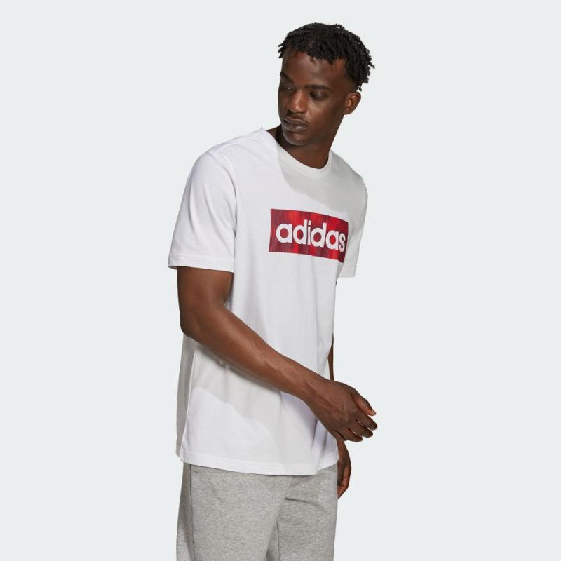 Adidas box logo discount tee