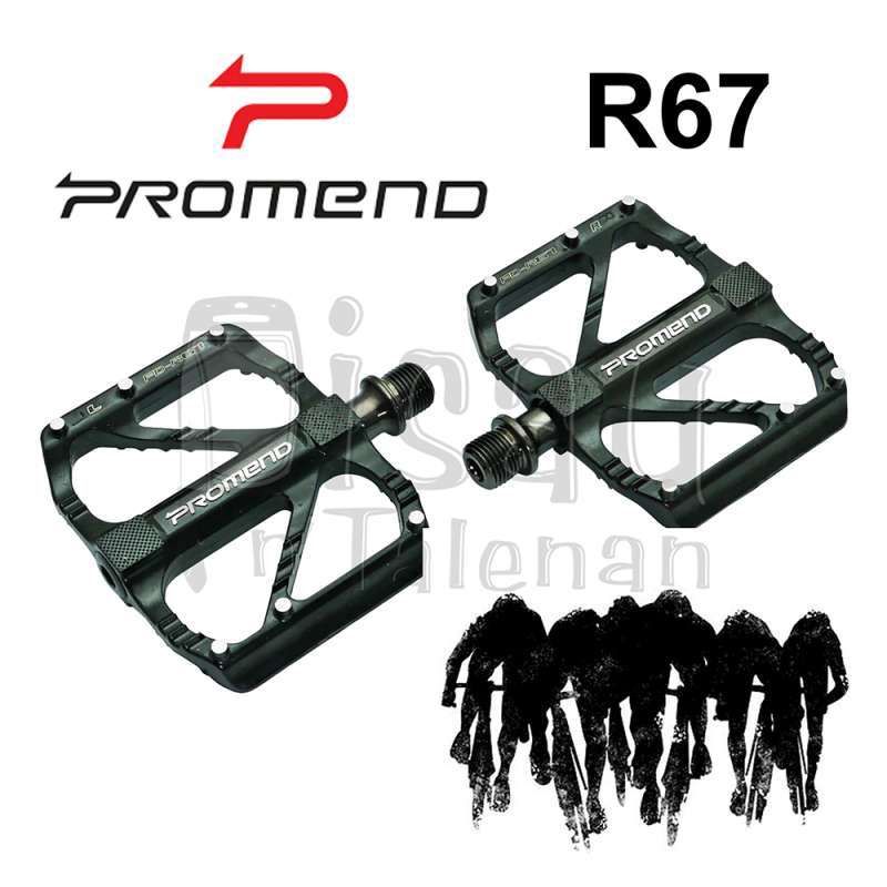 Jual Pedal Sepeda 3 Bearing Promend R67 Aluminium Alloy di Seller