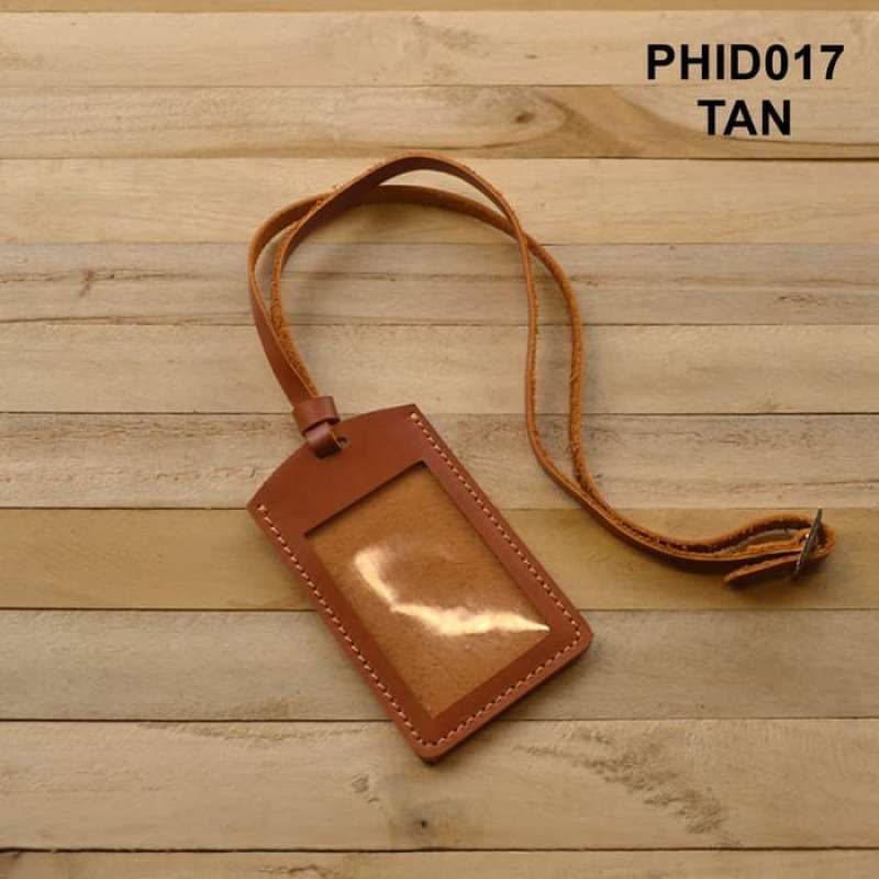 Gantungan Id Card Kulit