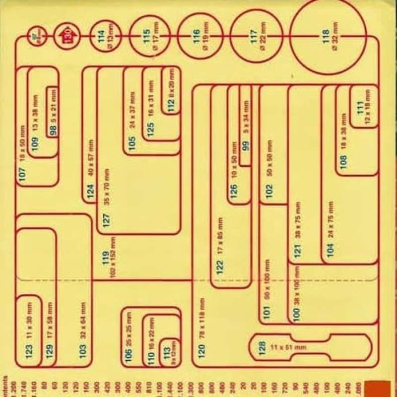 Label 103 T&J / Labels Undangan Tom & Jerry No. 103 Per Pack