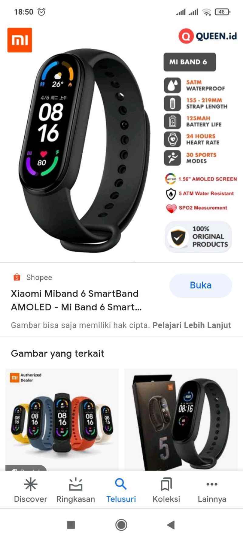 Mi fitbit strap