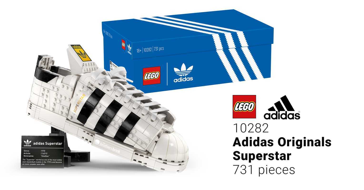 Promo LEGO 10282 adidas Originals Superstar Diskon 41% di Seller Toybox -  Gudang Blibli | Blibli