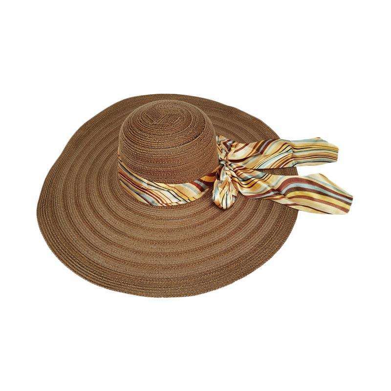 Promo Floppy Hat Wide Ribbon Topi 