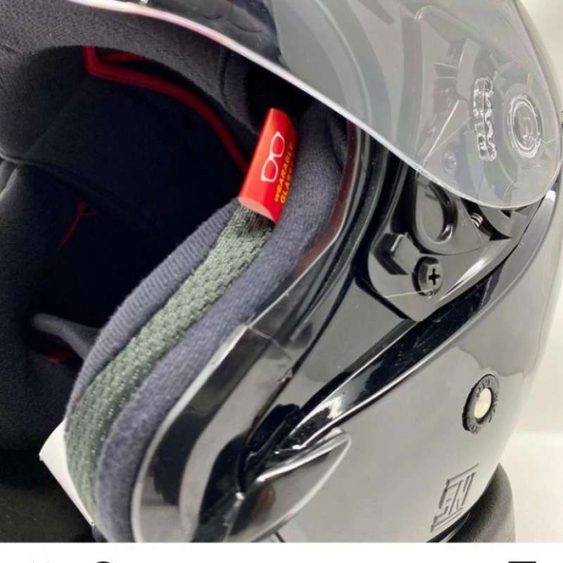 Promo helm kyt dj maxi solid black 
