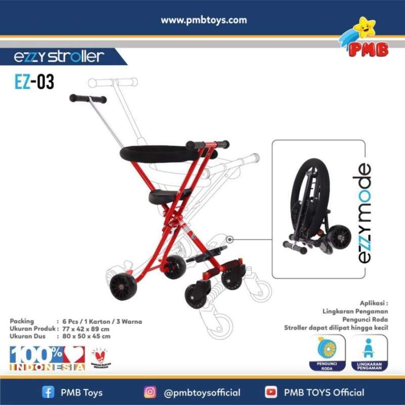 Stroller bayi yang mudah dilipat top