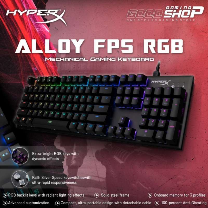 HyperX Alloy FPS RGB - Gaming Keyboard 