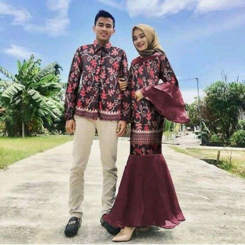 Batik store mermaid dress