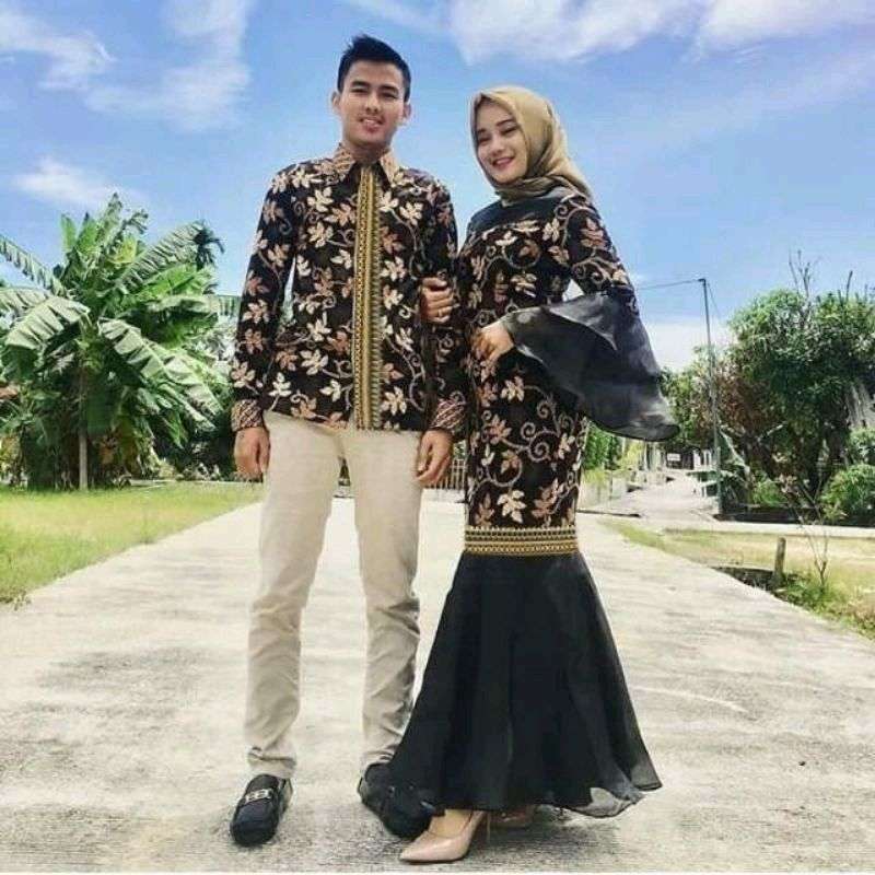 Batik mermaid dress sales