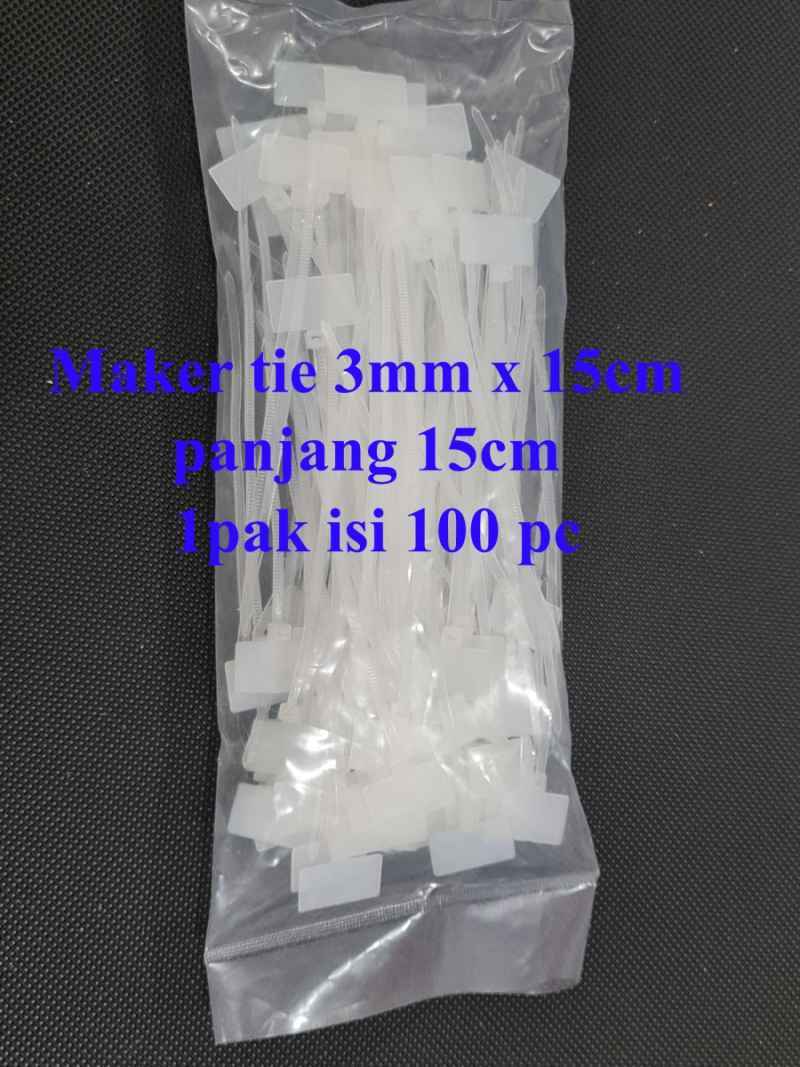 Promo Maker TIE 15cm Pengikat Kabel label 3x150 mm / Cable ...