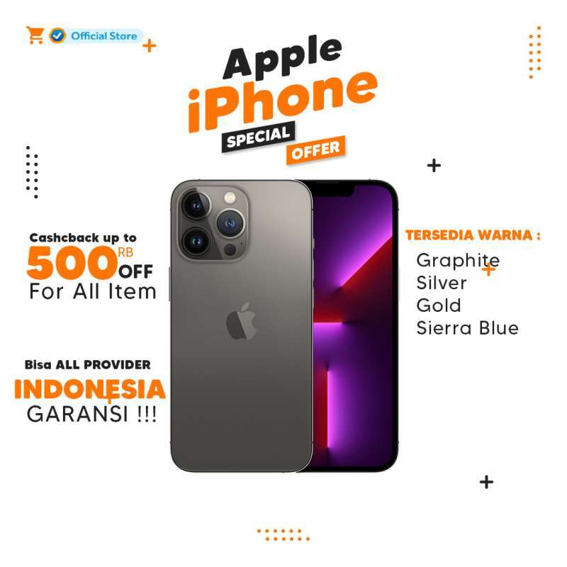 Promo New Apple iPhone 13 Pro Max Promax 512GB, not iPhone 12 Mini -  Graphite di Seller Applepedia Store - Kota Jakarta Pusat, DKI Jakarta |  Blibli
