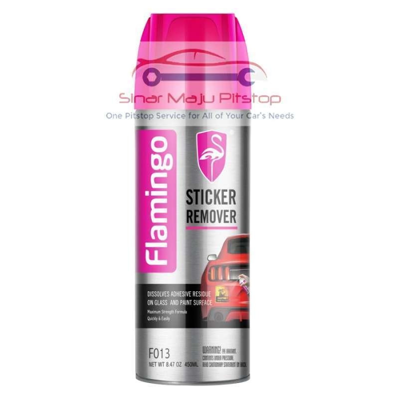 Flamingo Sticker Remover 450 ml Original - Spray Cairan Pembersih Noda  Bekas Lem & Stiker & Getah Pohon