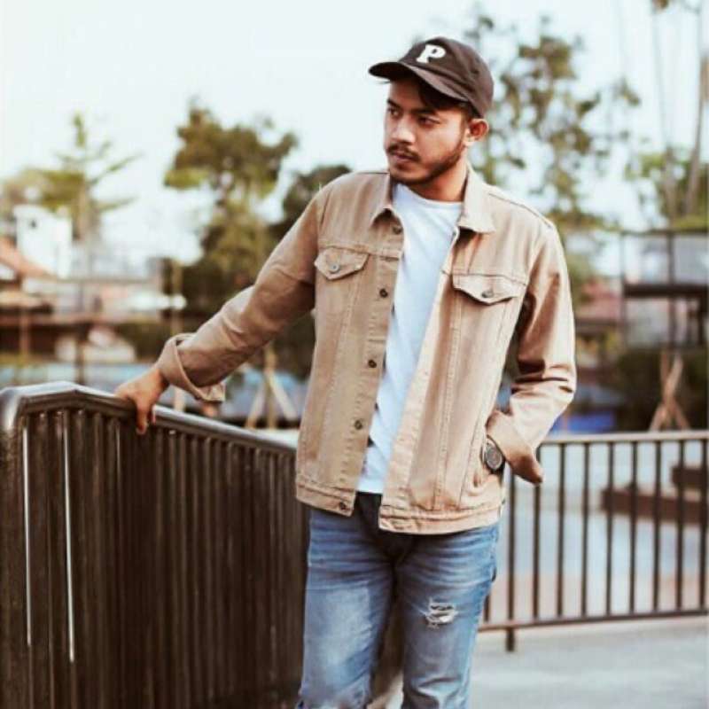 Brand lokal jaket denim clearance