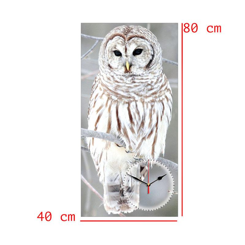 Ikea Vintage Burung Hantu Jam Dinding 40 X 80 Cm