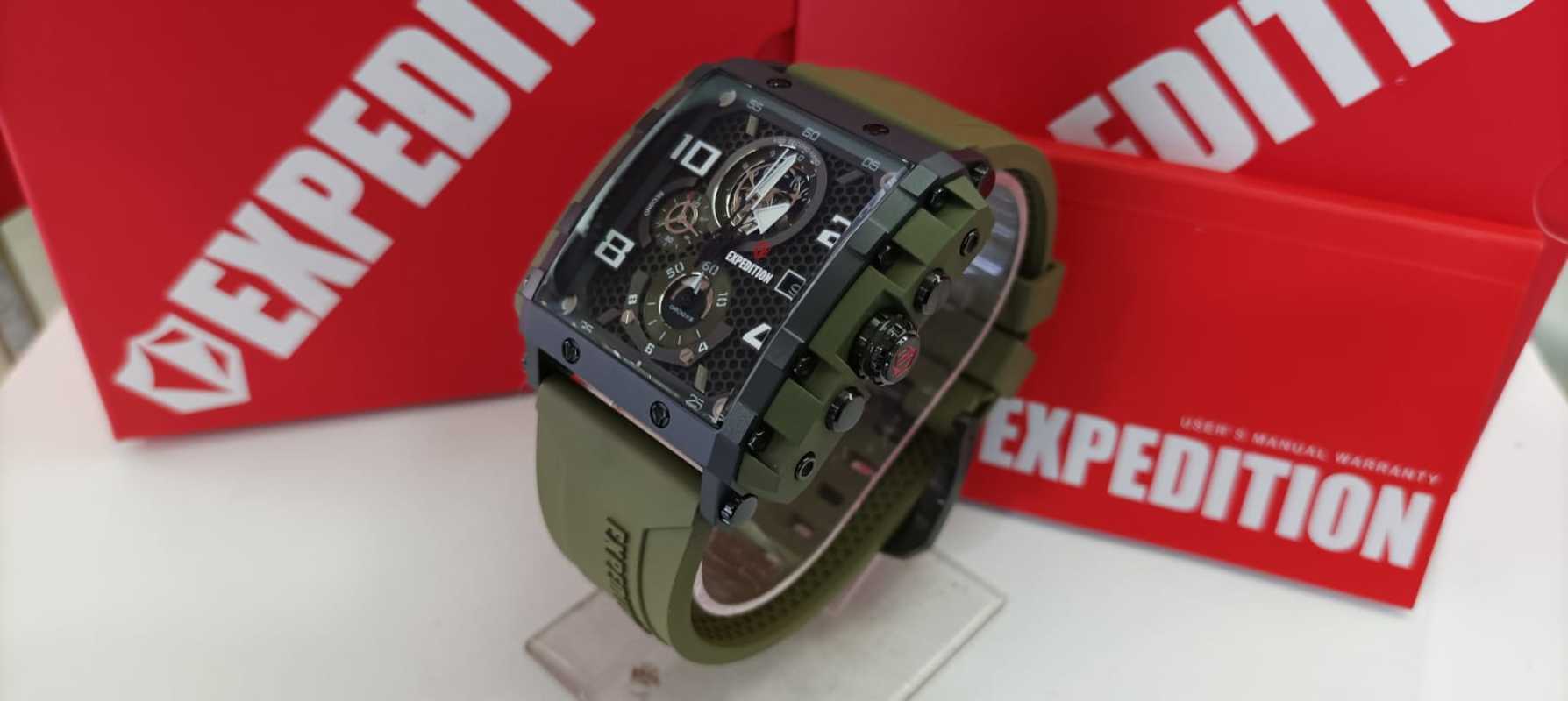 Promo Jam Tangan Pria Expedition E6757m Hijau Army Original Diskon 30 Di Seller Istana Arloji Panjunan Kota Cirebon Blibli