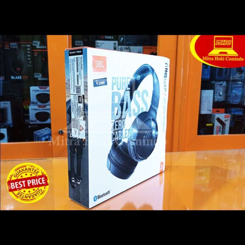 HEADSET ORIGINAL JBL BLUETOOTH Wireless On Ear Headphone TUNE 500BT