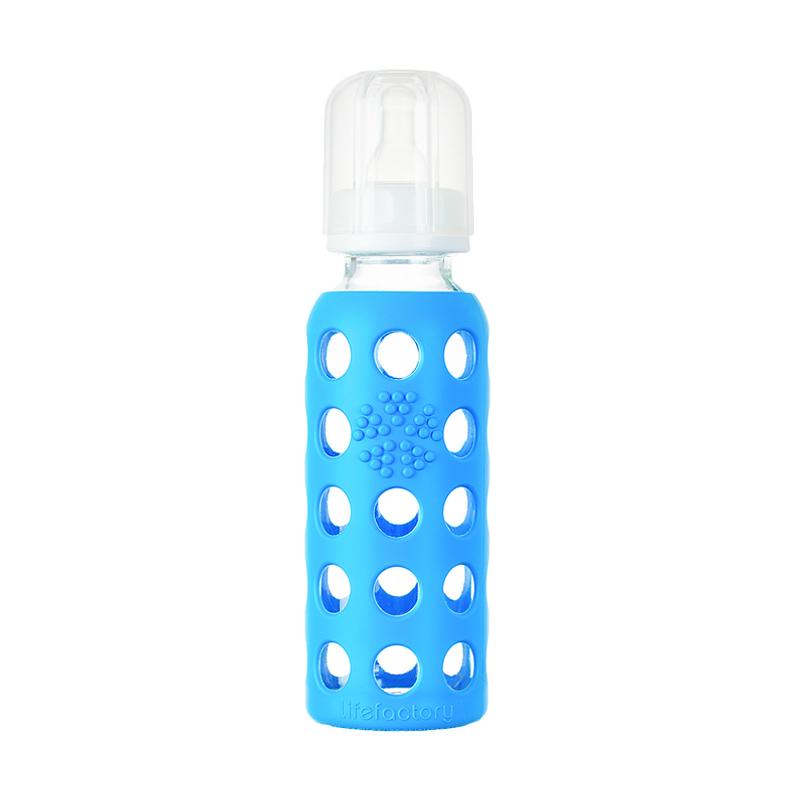 Jual Life Factory Glass Baby Bottle With Silicone Sleeve 250 Ml 9 Oz Online Mei 2020 Blibli Com