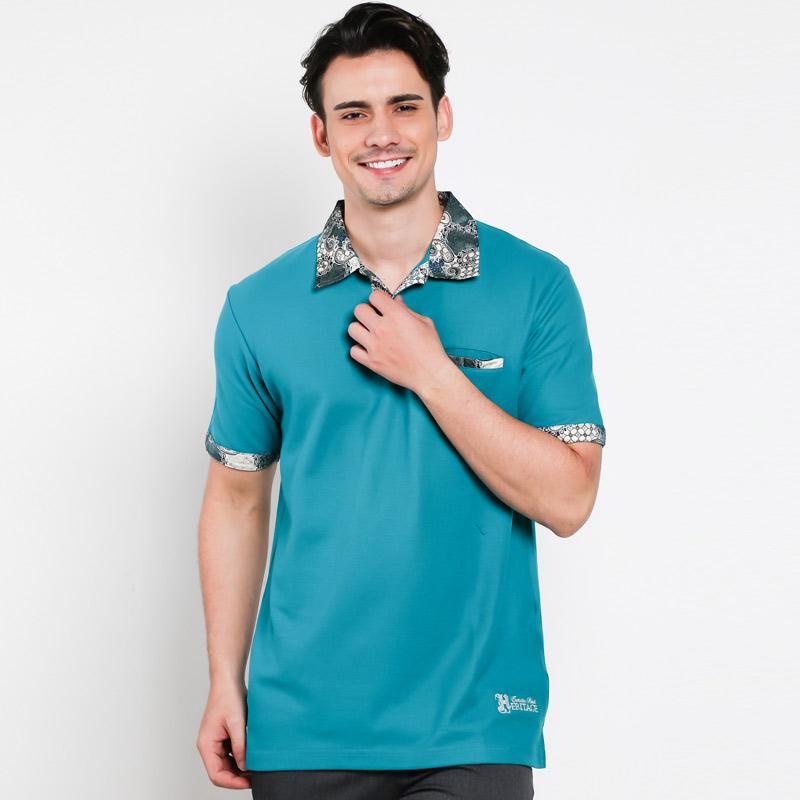 batik polo shirt