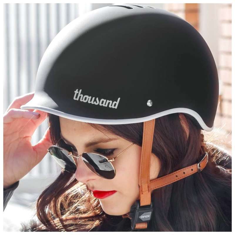 Thousand heritage bike helmet cheap carbon black lg