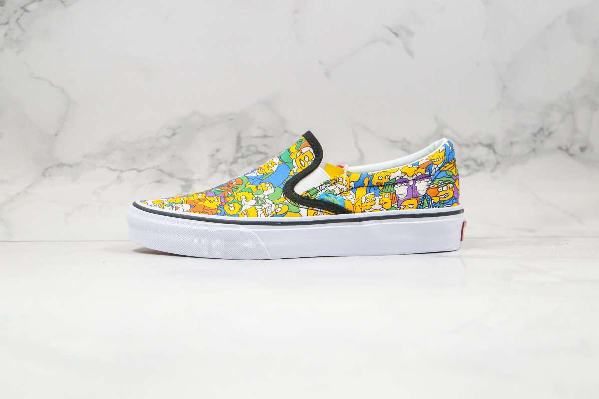 vans simpsons slip ons