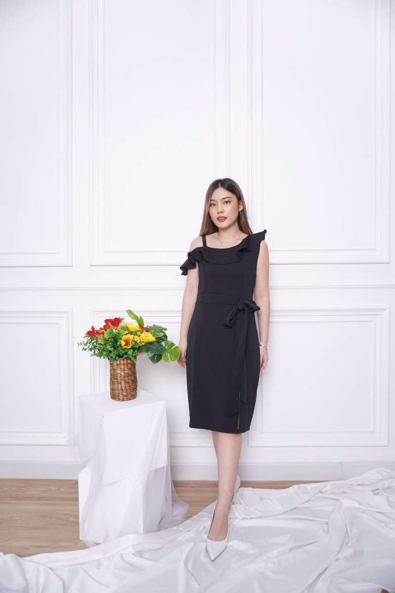 Emma Scuba Premium Party Dress Korean 