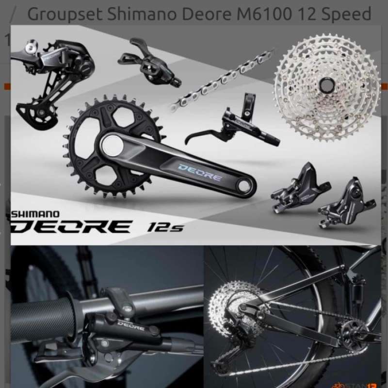 Promo GROUPSET DEORE M6100 12 SPEED 