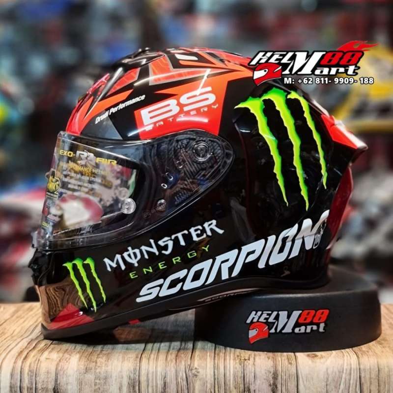 Jual Scorpion Exo R1 AIR FABIO MONSTER Helm Scorpion Full Face 2021 MotoGP  World Championship Helmet (FREE VISOR) di Seller Helm Mart 88 Official  Store - Kota Medan, Sumatera Utara | Blibli