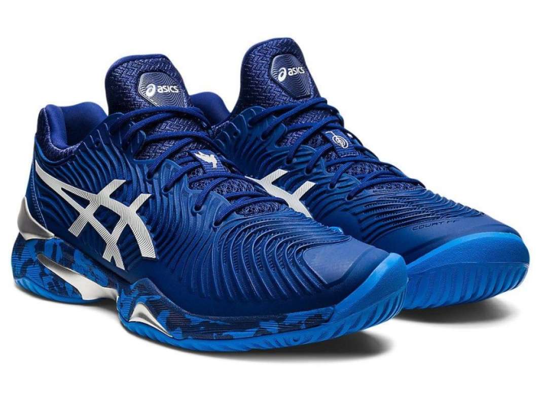 Jual Sepatu Tenis Tennis asics Court FF Novak Djokovic Blue US