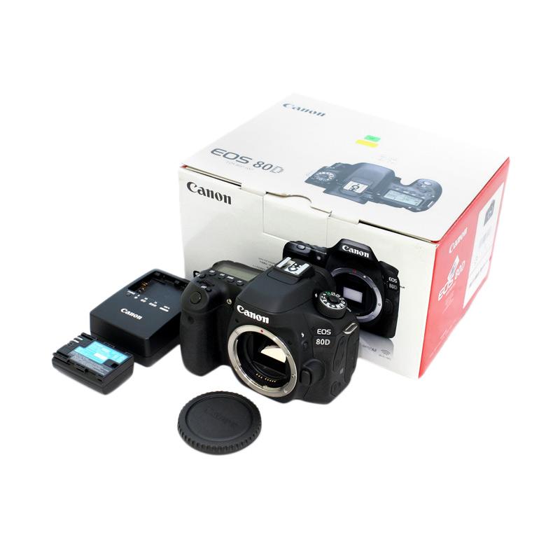 canon eos 80d kamera dslr body only free memory sony 8 gb
