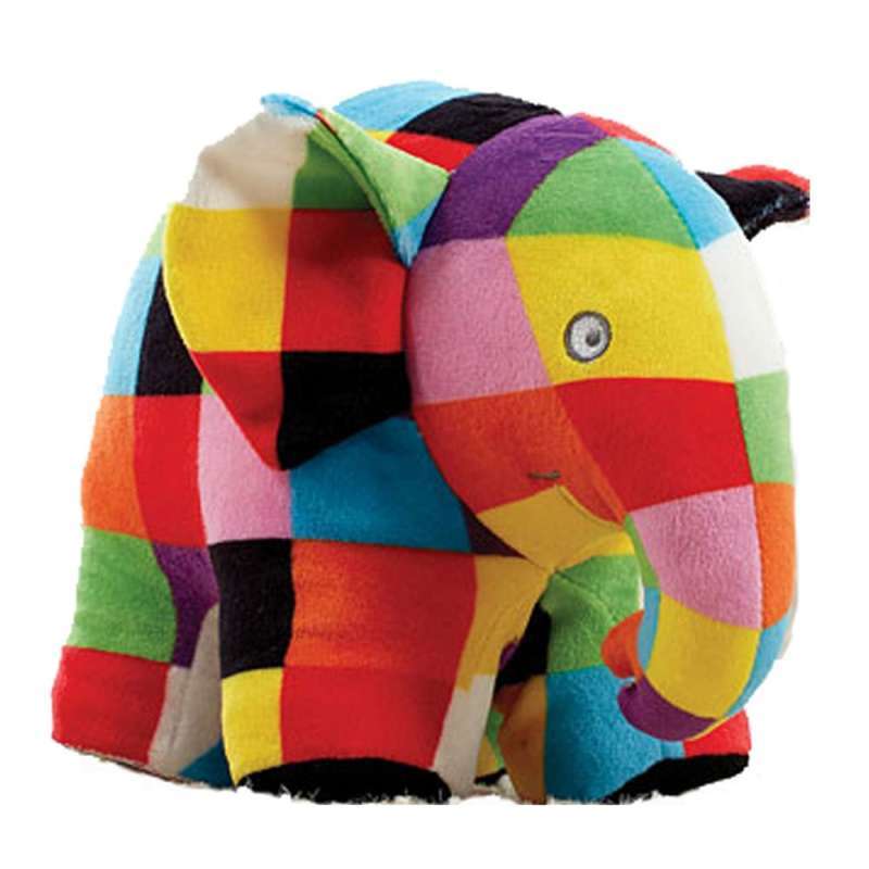 Jual Elmer The Patchwork Elephant Plush 