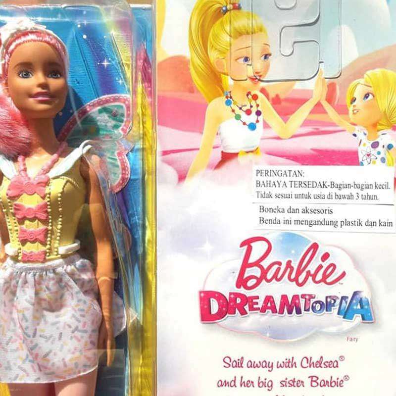 Jual Barbie FXT03 Dreamtopia Series Fairy Doll Boneka Barbie Pink