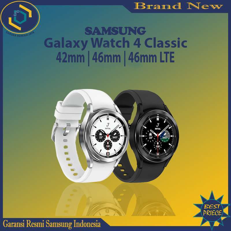 Jual SAMSUNG Galaxy Watch 4 Classic [46 mm]LTE Garansi Resmi SEIN - BLACK  di Seller SAMSUNG - PREMIUM STORE - Kota Medan, Sumatera Utara | Blibli