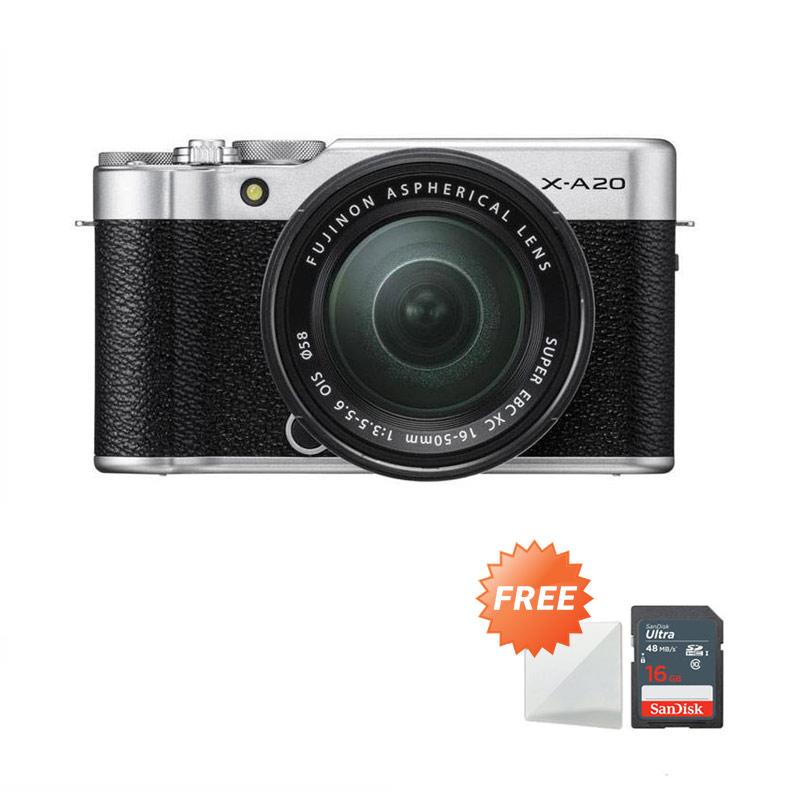 Jual Fujifilm X A20 Kit Xc 15 45mm Kamera Mirrorless Free Screen Guard Sdhc Kartu Memori 16gb Online November 2020 Blibli Com