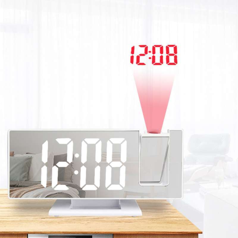 LED Digital Alarm Clock USB Recharge 