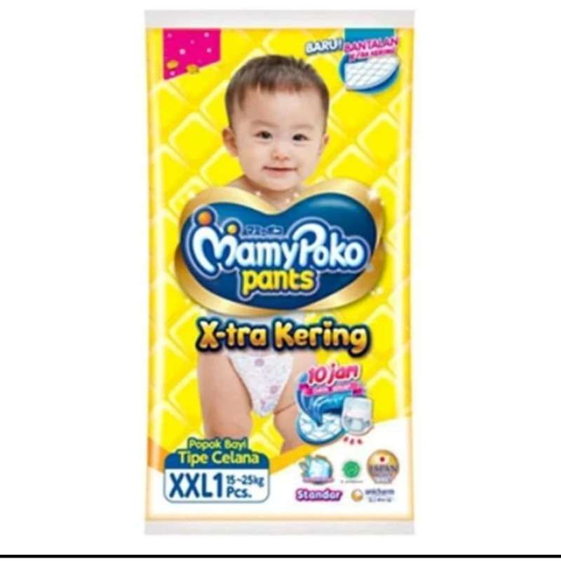 Jual Mamypoko Pants X-tra Kering Popok Bayi [size Xxl/ 10